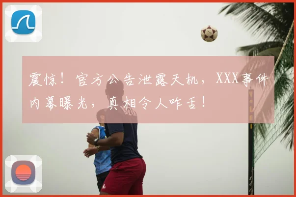 震惊！官方公告泄露天机，XXX事件内幕曝光，真相令人咋舌！