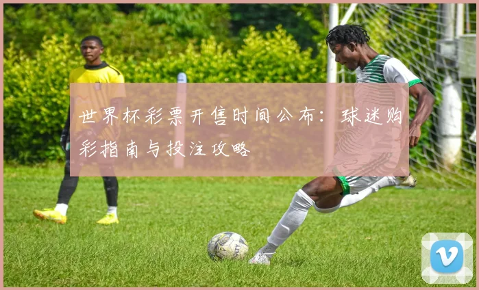 世界杯彩票开售时间公布:球迷购彩指南与投注攻略